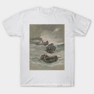 The Shipwreck by Elihu Vedder T-Shirt